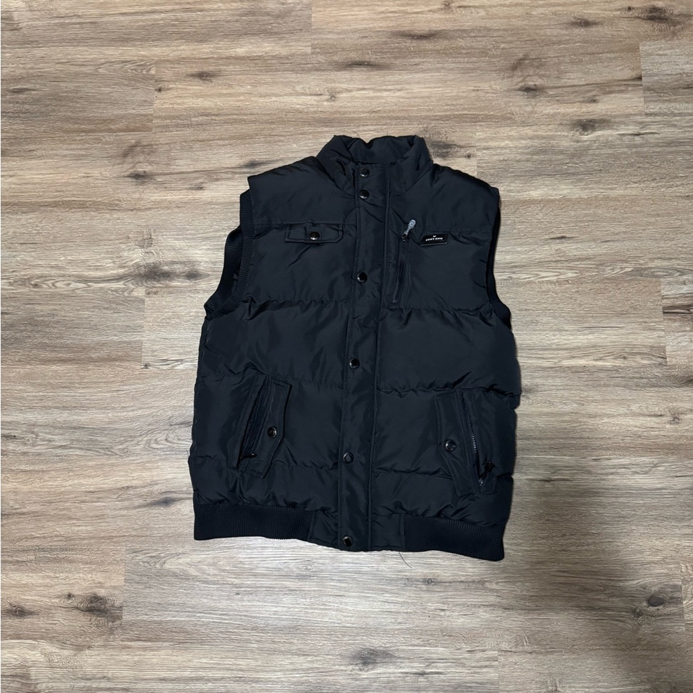 Men's Black Puffer Vest
